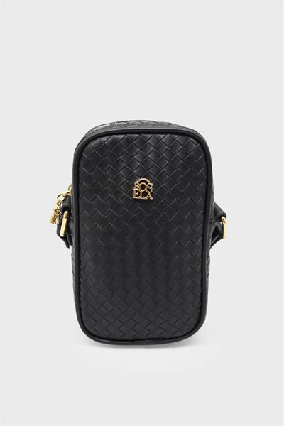 Sosela Kadın Mini Portföy Çanta Siyah SSL-7151