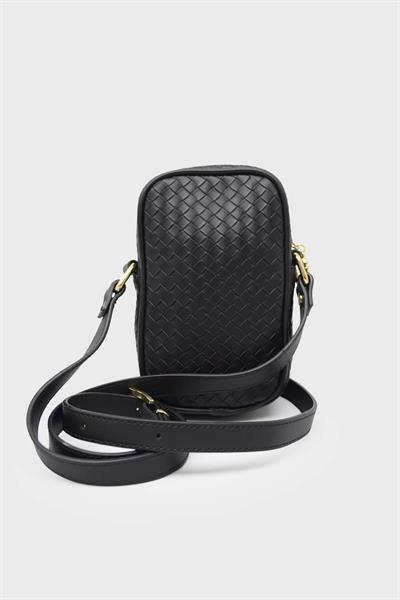 Sosela Kadın Mini Portföy Çanta Siyah SSL-7151