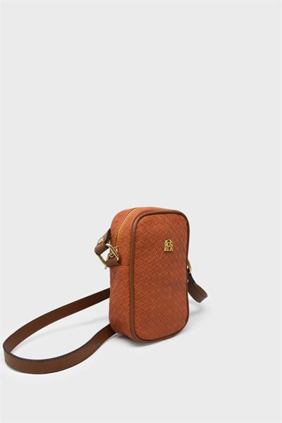 Sosela Kadın Mini Portföy Çanta Turuncu SSL-7151