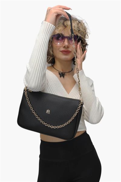 Sosela Kadın Omuz Çantası Siyah SSL-7137