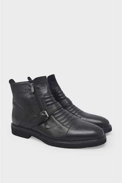 Tamer Tanca Erkek Casual Deri Bot Siyah TT5373045