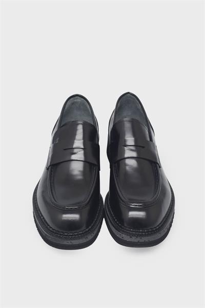 Tamer Tanca Erkek Deri Loafer Siyah Açma TT987222A