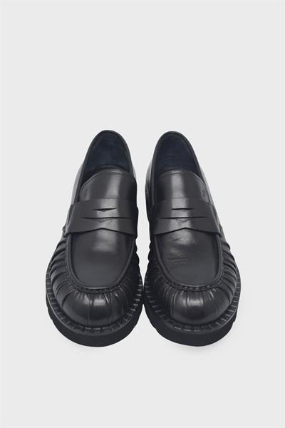 Tamer Tanca Erkek Deri Loafer Siyah TT987231