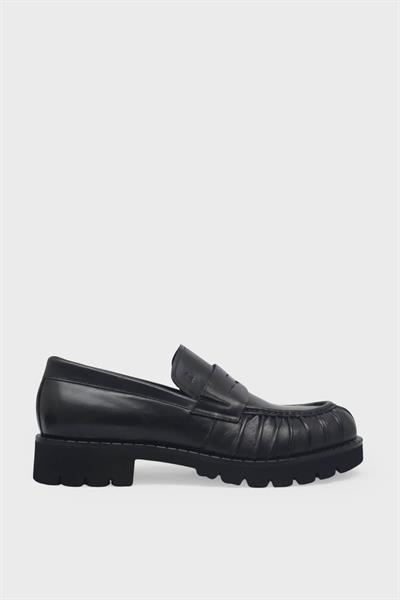 Tamer Tanca Erkek Deri Loafer Siyah TT987231
