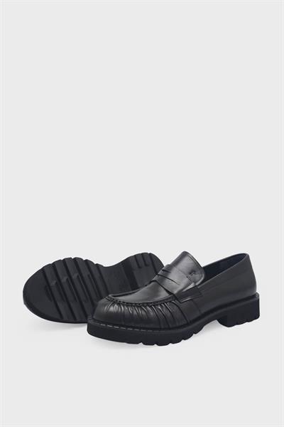 Tamer Tanca Erkek Deri Loafer Siyah TT987231