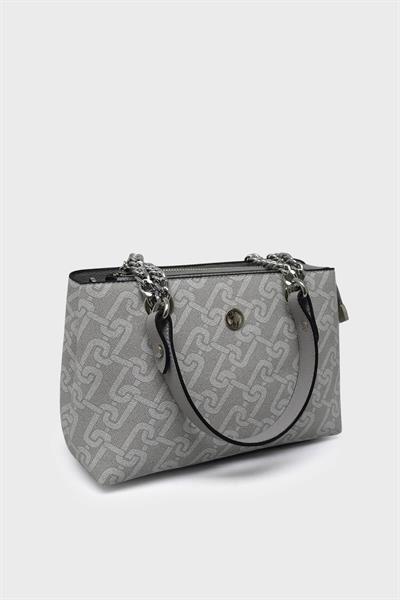 U.S. Polo Assn. Kadın Omuz Çantası Gri US-24123