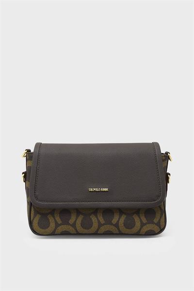 U.S. Polo Assn. Kadın Omuz Çantası Kahve US24605