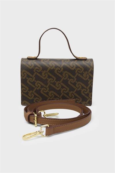 U.S. Polo Assn. Kadın El Çantası Kahve US24104