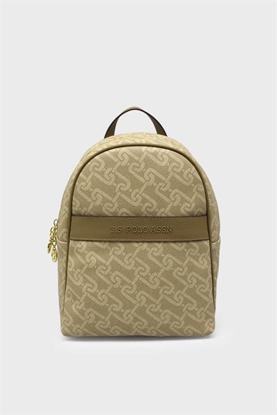 U.S. Polo Assn. Kadın Sırt Çantası Bej US23512