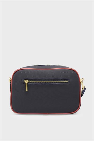 U.S. Polo Assn. Kadın Omuz Çantası Lacivert Kırmızı US24266