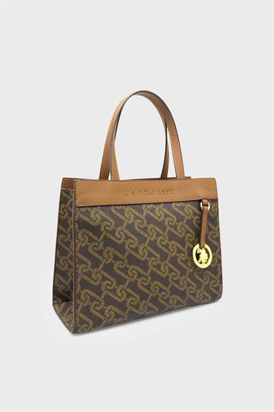 U.S. Polo Assn. Kadın Kol Çantası Kahve Taba US23100