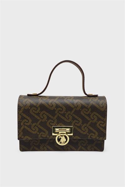 U.S. Polo Assn. Kadın El Çantası Kahve US24104