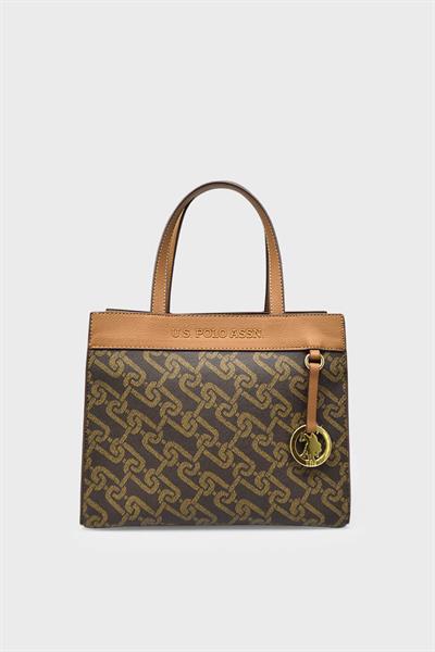 U.S. Polo Assn. Kadın Kol Çantası Kahve Taba US23100