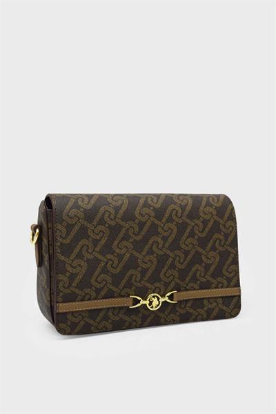 U.S. Polo Assn. Kadın Omuz Çantası Kahve US24502