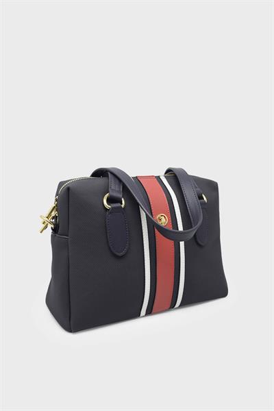 U.S. Polo Assn. Kadın Omuz Çantası Lacivert Kırmızı US23241