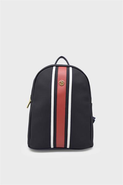 U.S. Polo Assn. Kadın Sırt Çantası Lacivert Kırmızı US23242