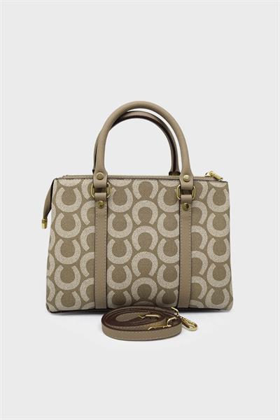 U.S. Polo Assn. Kadın Kol Çantası Koyu Taş US24205