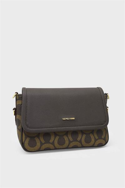 U.S. Polo Assn. Kadın Omuz Çantası Kahve US24605
