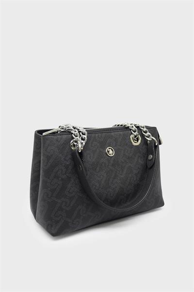 U.S. Polo Assn. Kadın Omuz Çantası Siyah US-24123