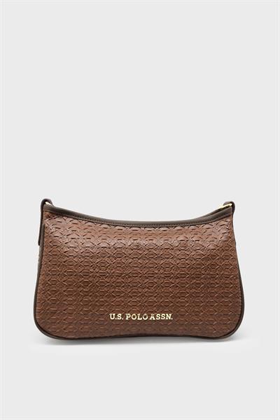 U.S. Polo Assn. Kadın Kol Çantası Taba US23645