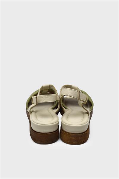 Venüs Kadın Casual Deri Sandalet Bej Taba VNS2216412Y