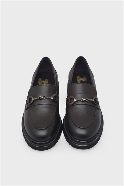 Venüs Kadın Deri Loafer Kahve VNS2412922K