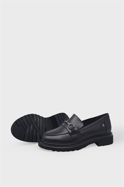 Venüs Kadın Deri Loafer Siyah VNS2412922K