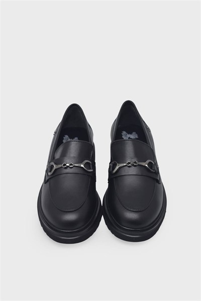 Venüs Kadın Deri Loafer Siyah VNS2412922K