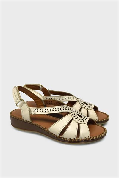 Venüs Kadın Günlük Deri Sandalet Bej VNS2313711Y