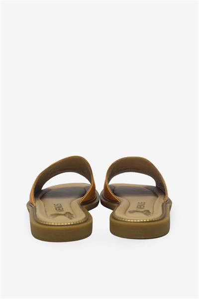 Venüs Kadın Günlük Deri Terlik Turuncu VNS2512205Y