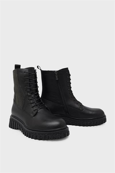 Venüs Kadın Postal Deri Bot Siyah VNS2452606K