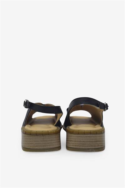 Venüs Kadın Toka Detaylı Topuklu Sandalet Siyah VNS2512003Y