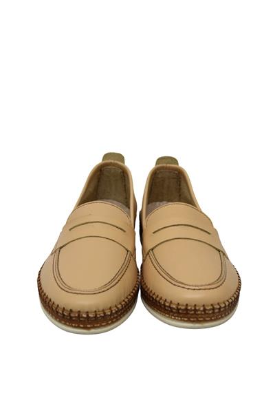 Voog Kadın Comfort Deri Ayakkabı Bej VOG-P52