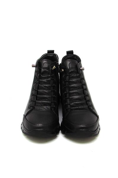 Voog Kadın Comfort Deri Bot Siyah VOG-3910