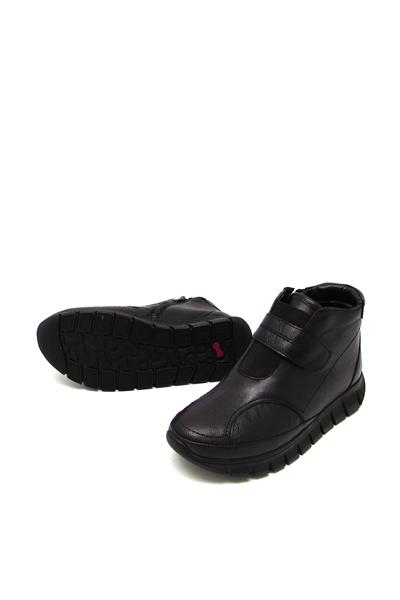 Voog Kadın Comfort Deri Bot Siyah VOG-3607