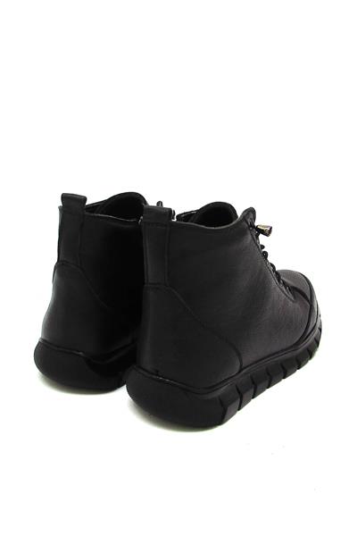 Voog Kadın Comfort Deri Bot Siyah VOG-3910