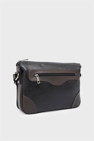 Yasemin Çanta Kadın Çapraz Çanta Siyah Kahve YSM1430