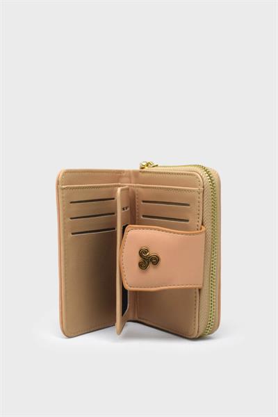 Yasemin Çanta Kadın Cüzdan Pudra YSMN0006