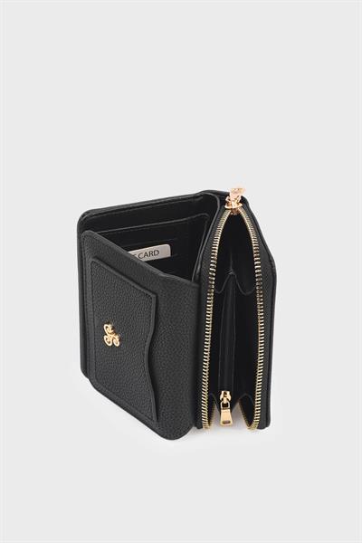 Yasemin Çanta Kadın Cüzdan Siyah YC0001