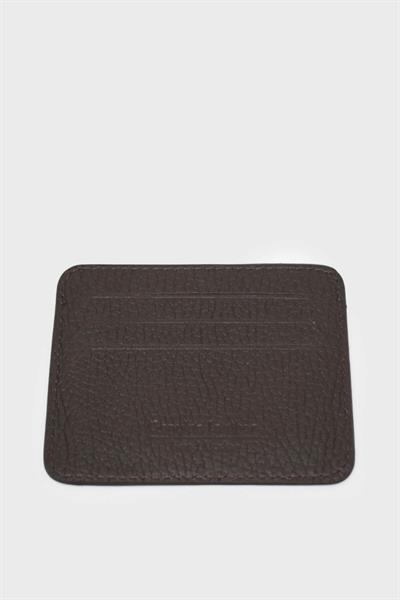 Yasemin Çanta Unisex Deri Kartlık Koyu Kahve YSMN0018