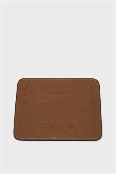 Yasemin Çanta Unisex Deri Kartlık Taba YSMN0018