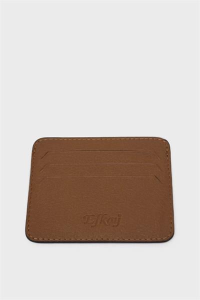 Yasemin Çanta Unisex Deri Kartlık Taba YSMN0018