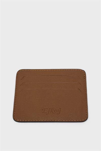 Yasemin Çanta Unisex Deri Kartlık Taba YSMN0018
