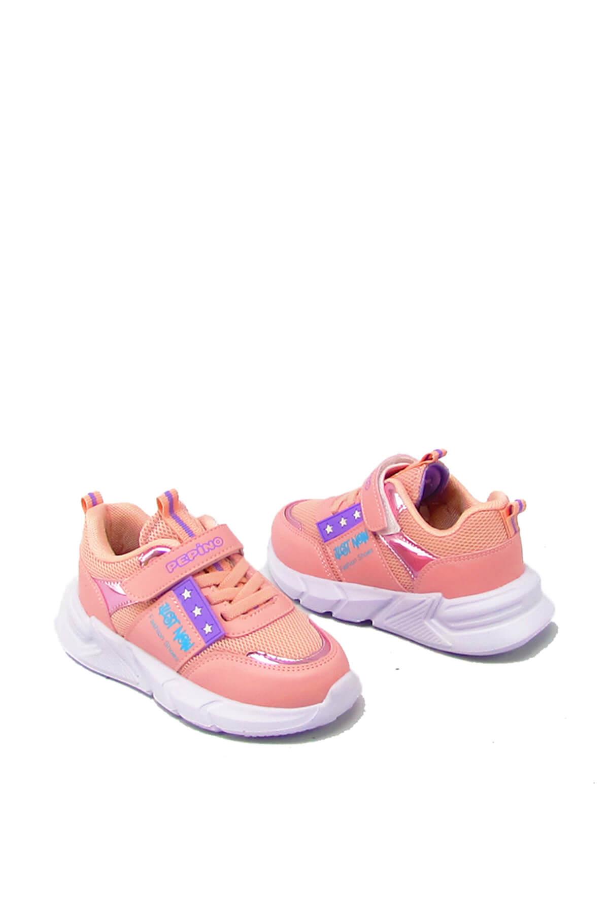Pinky Pepino Kız Çocuk Fileli Yazlık Spor Ayakkabı Pudra P-1226 | Kanuga