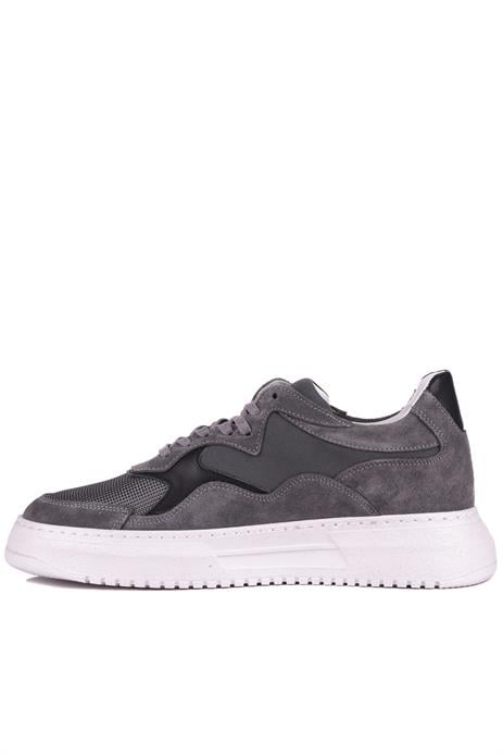 Shoetyle - Gri Süet Bağcıklı Erkek Sneaker 115-602