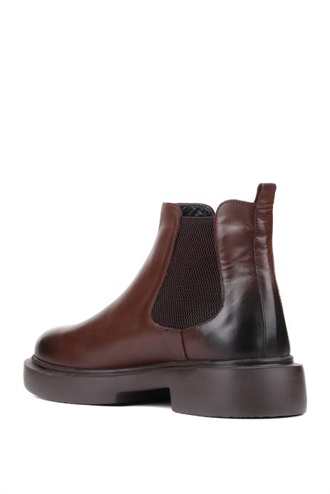 Shoetyle - Kahverengi Deri Erkek Chelsea Bot 250-082