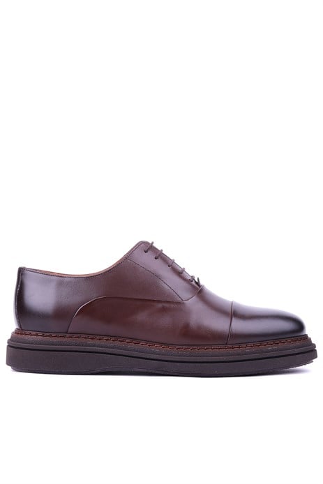 Shoetyle - Hakiki Deri Kahverengi Erkek Günlük Ayakkabı - 250-2035 