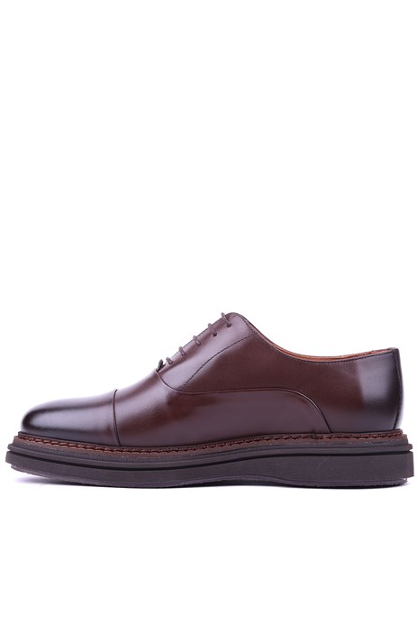 Shoetyle - Hakiki Deri Kahverengi Erkek Günlük Ayakkabı - 250-2035 