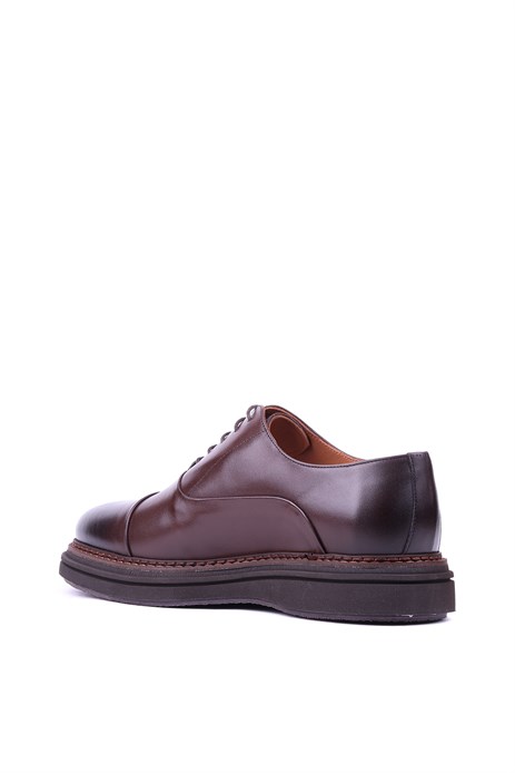 Shoetyle - Hakiki Deri Kahverengi Erkek Günlük Ayakkabı - 250-2035 