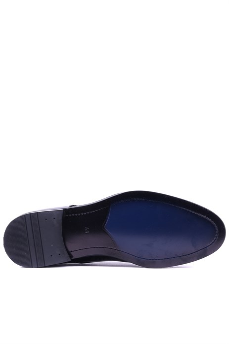 Shoetyle - Hakiki Açma Deri Siyah Renk Günlük Erkek Ayakkabı - 250-2379